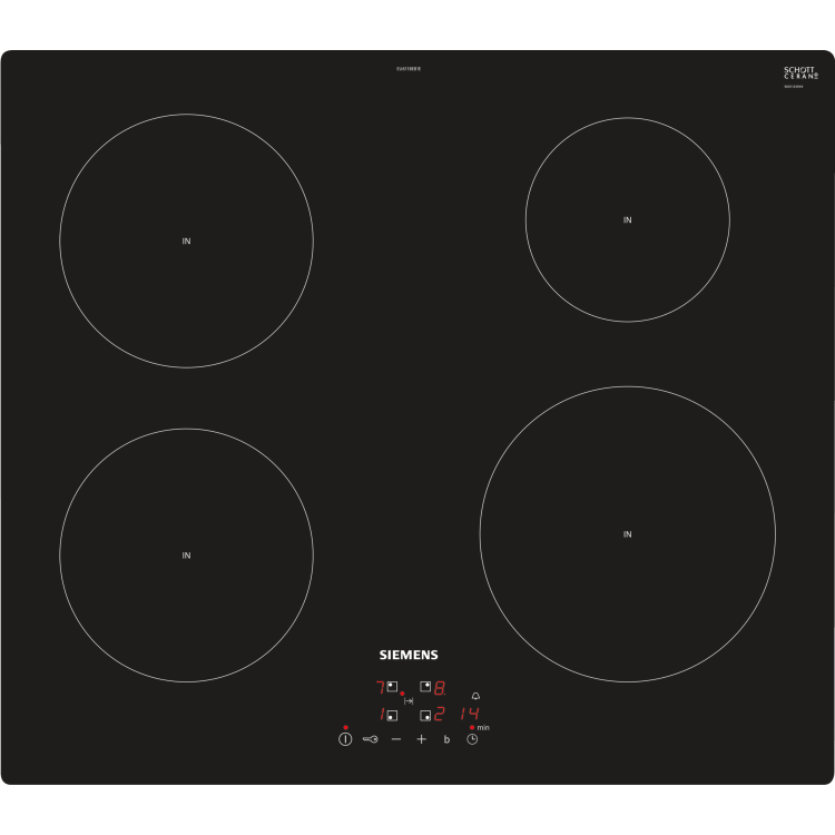 Siemens iQ100 60cm 4 Zone Induction Hob with Timer