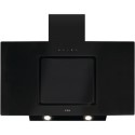 EVA90BL CDA 90cm Angled Chimney Cooker Hood - Black