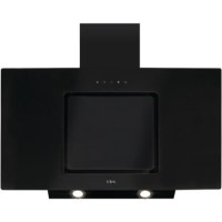 CDA 90cm Angled Chimney Cooker Hood - Black