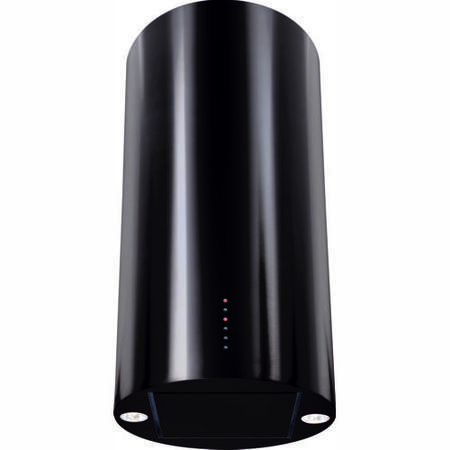 CDA EVCK4BL 40cm Cylinder Island Cooker Hood Black