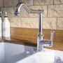 1 Bowl Clara Ceramic Kitchen Sink & Evelyn Chrome Kitchen Mixer Tap