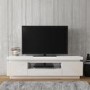 Evoque LED Light Effects White High Gloss TV Unit