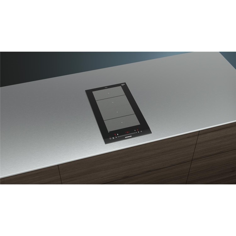 Siemens iQ700 30cm Domino Induction Hob - Black