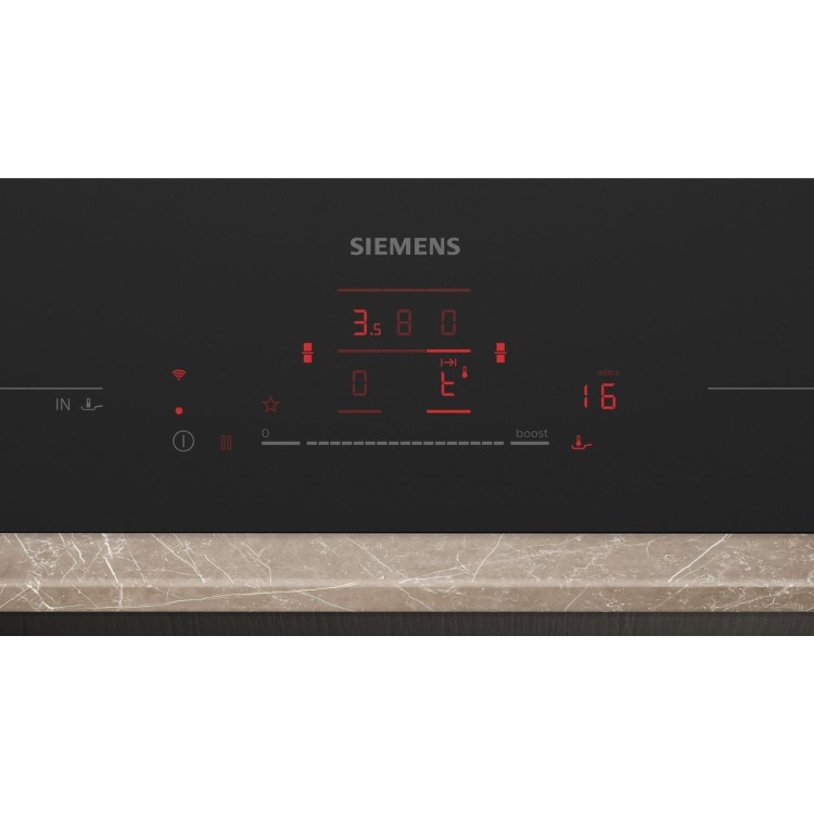 Siemens iQ700 80cm 4 Zone Induction Hob with Integrated Ventilation System