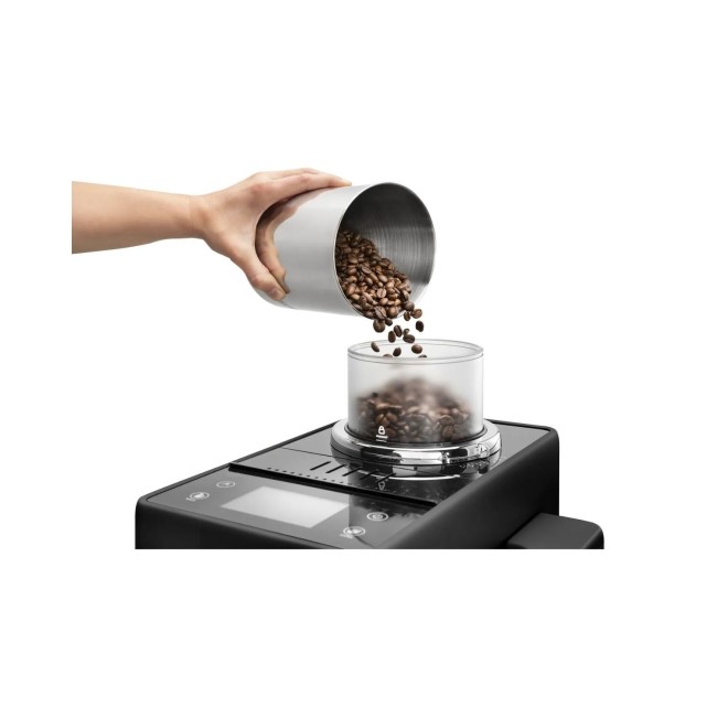 De'Longhi Rivelia Automatic Compact Bean to Cup Coffee Machine, Grey Blue
