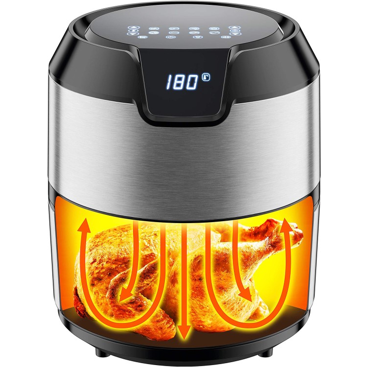 Tefal EY401D40 Easy Fry Precision Air Fryer - Stainless Steel & Black