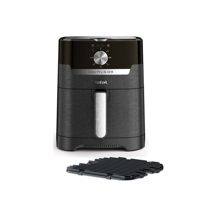 Refurbished Tefal Easy Fry Classic 2-in-1 Air Fryer & Grill Black