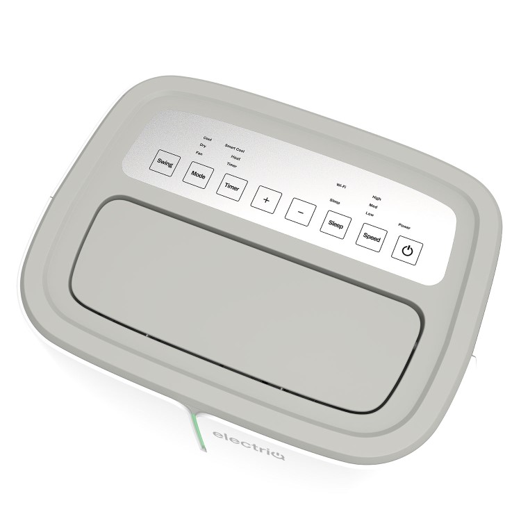 electriQ EcoPlus A+ 10000 BTU Smart Portable Air Conditioner with Heat Pump HEPA Purifier & Quiet Mode