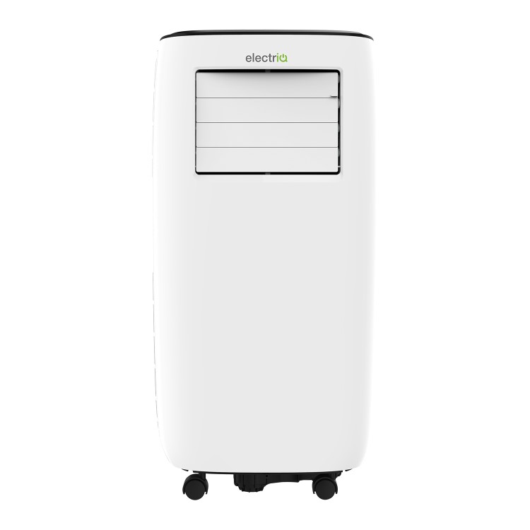 electriQ Dual plug EU+UK  EcoSilent8W 8electriQ 8000 BTU SMART WIFI App-controllable Portable Air Conditioner for rooms up to 20 sqm - Alexa Enabled