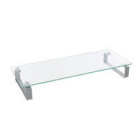Premium Clear Glass Monitor And Notebook Stand/ Riser Premium Clear Glass Monitor And Notebook Stand/ Riser