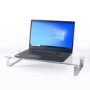 Premium Clear Glass Monitor And Notebook Stand/ Riser