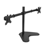 Refurbished electriQ Freestanding Dual monitor arm for 13" - 32"  Monitors
