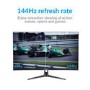 GRADE A1 - electriQ 27" Full HD 1ms 144Hz FreeSync HDR Gaming Monitor