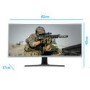 Refurbished electriQ WQHD HDR FreeSync 35'' 100Hz Curved UltraWide Gaming Monitor