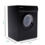 Refurbished electriQ Eiqtd7black Freestanding Vented 7KG Tumble Dryer Black