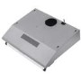 electriQ 60cm Top & Rear Venting Visor Cooker Hood - Stainless Steel