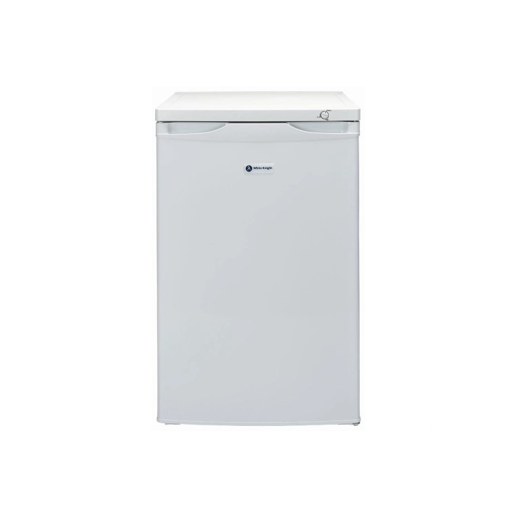 White Knight F085H 55cm Wide Freestanding Upright Under Counter Freezer - White