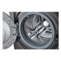 LG Steam 8kg 1200rpm Washing Machine - Dark Silver