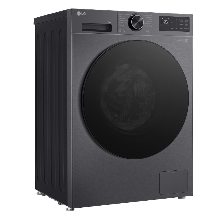 LG VX50 Series 9kg 1200rpm Washing Machine - AI Direct Drive Black