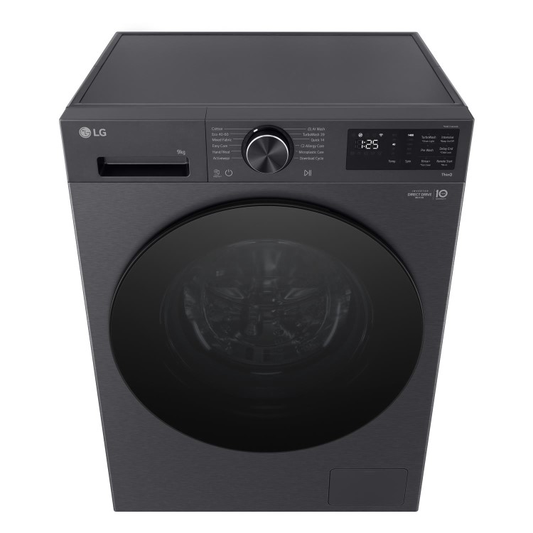 LG VX50 Series 9kg 1200rpm Washing Machine - AI Direct Drive Black