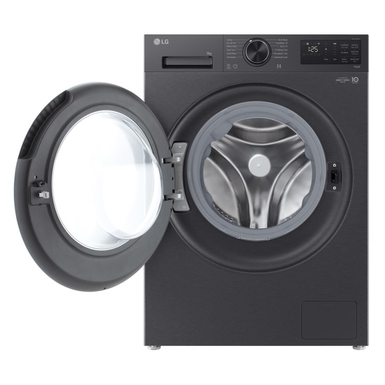 LG VX50 Series 9kg 1200rpm Washing Machine - AI Direct Drive Black