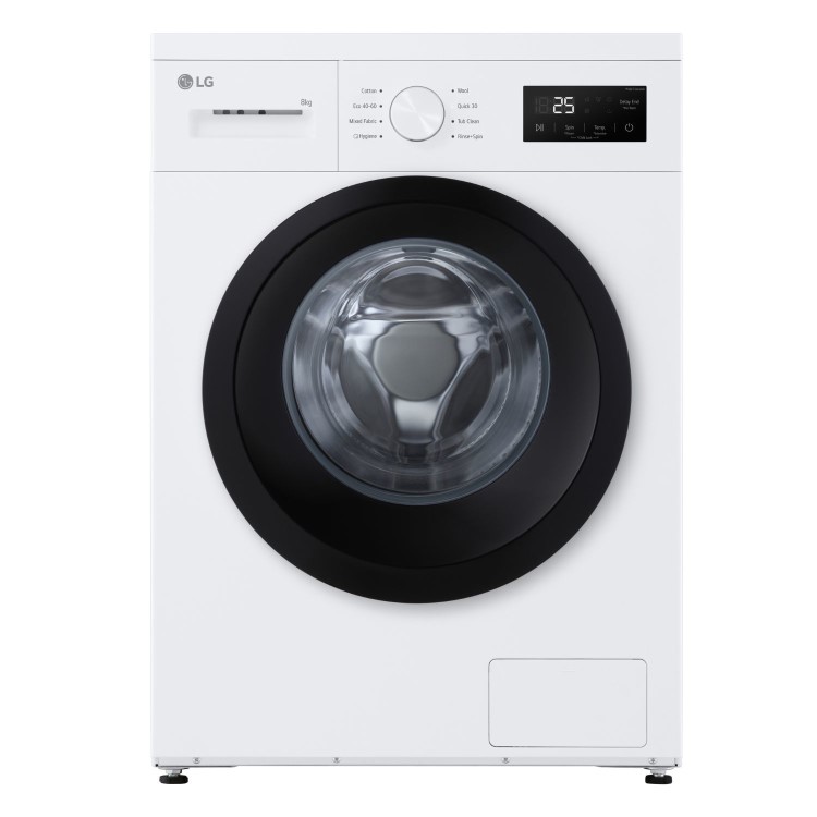 LG A10 Series 8kg 1400rpm Washing Machine - White