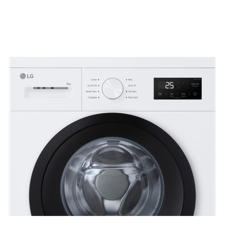 LG A10 Series 8kg 1400rpm Washing Machine - White