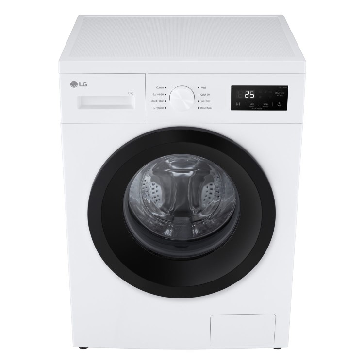 LG A10 Series 8kg 1400rpm Washing Machine - White