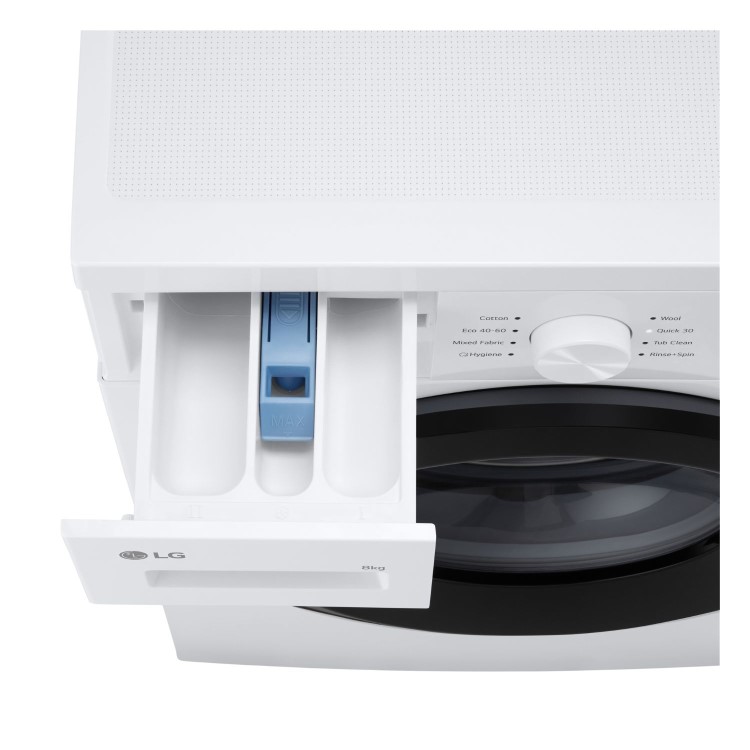 LG A10 Series 8kg 1400rpm Washing Machine - White