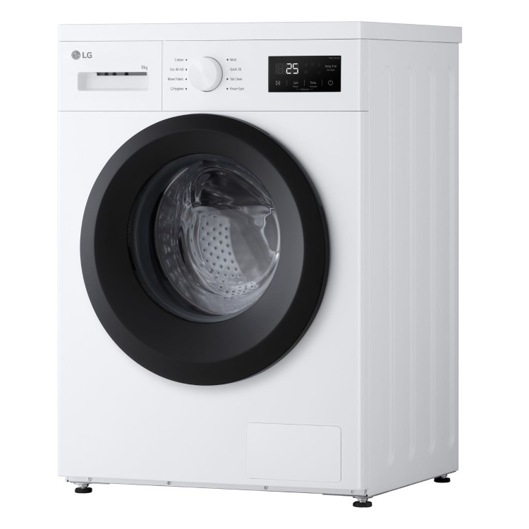 LG A10 Series 8kg 1400rpm Washing Machine - White