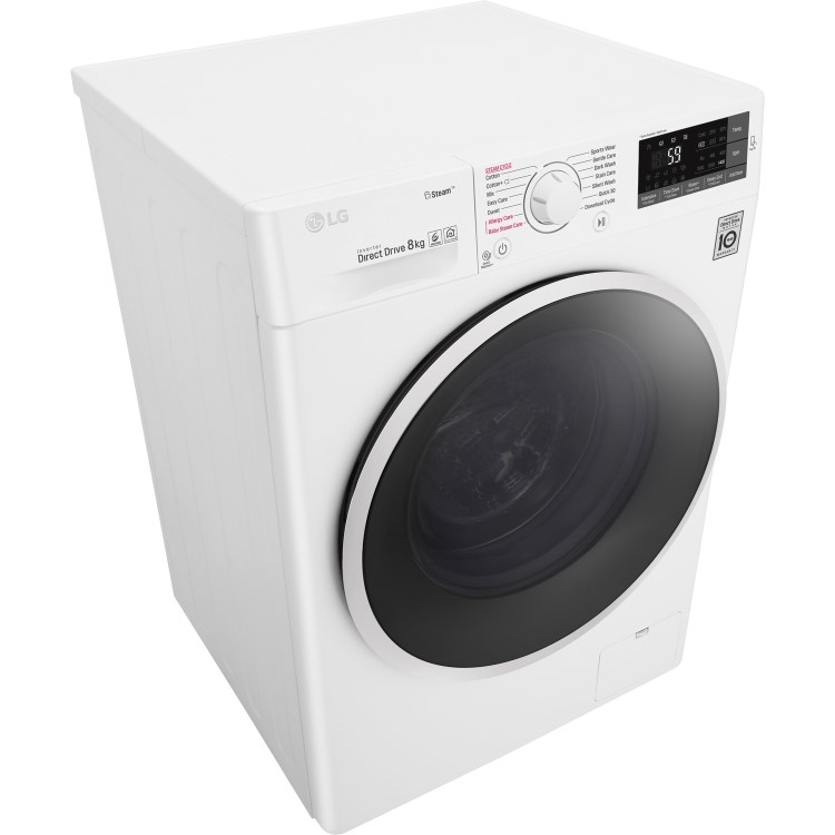 LG F4J6TY0WW Direct Drive Freestanding Washing Machine 8kg 1400rpm White