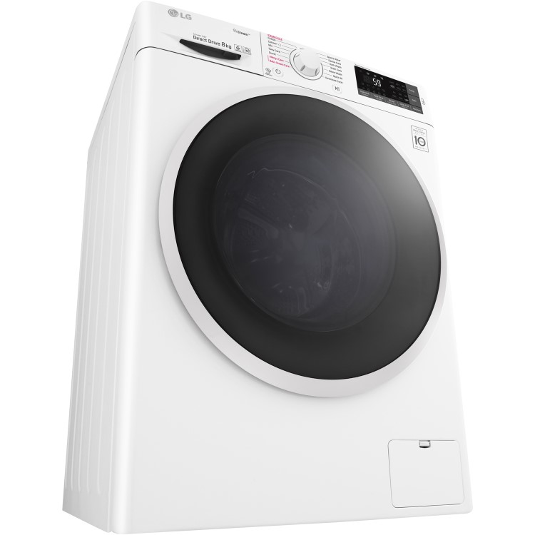 LG F4J6TY0WW Direct Drive Freestanding Washing Machine 8kg 1400rpm White