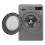 LG F4J6TY8S 8kg 1400rpm Freestanding Washing Machine - Shiny Steel