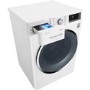 Refurbished LG F4J7VY2WD Freestanding 9KG 1400 Spin Washing Machine With Steam And Wifi Control White