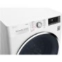 Refurbished LG F4J7VY2WD Freestanding 9KG 1400 Spin Washing Machine With Steam And Wifi Control White