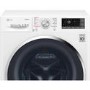 Refurbished LG F4J7VY2WD Freestanding 9KG 1400 Spin Washing Machine With Steam And Wifi Control White
