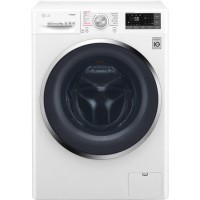 Refurbished LG F4J7VY2WD Freestanding 9KG 1400 Spin Washing Machine With Steam And Wifi Control White