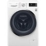 Refurbished LG F4J7VY2WD Freestanding 9KG 1400 Spin Washing Machine With Steam And Wifi Control White