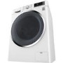 Refurbished LG F4J7VY2WD Freestanding 9KG 1400 Spin Washing Machine With Steam And Wifi Control White