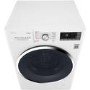 Refurbished LG F4J7VY2WD Freestanding 9KG 1400 Spin Washing Machine With Steam And Wifi Control White