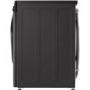 LG V11 12kg 1400rpm Freestanding Washing Machine - Black Steel
