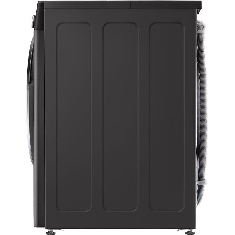 LG V11 12kg 1400rpm Freestanding Washing Machine - Black Steel