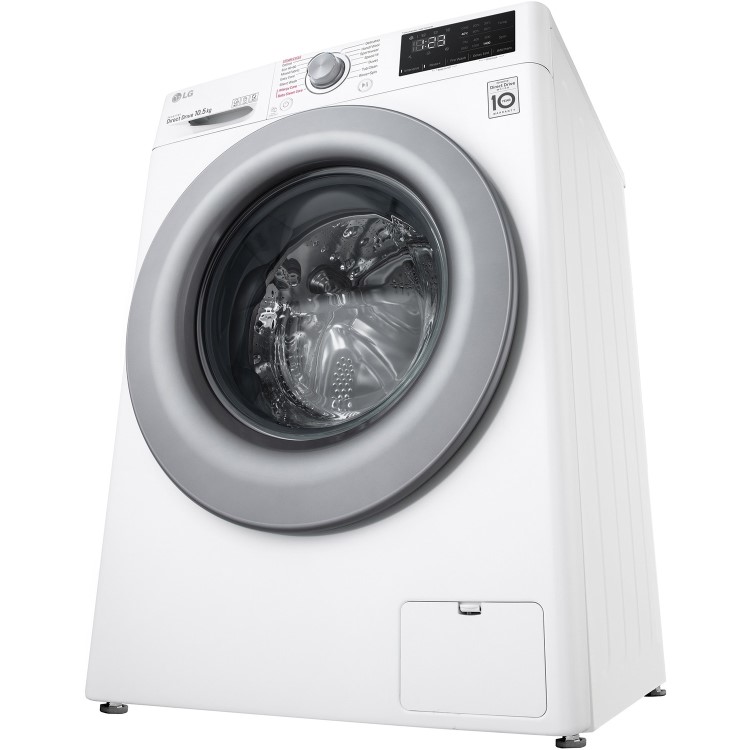 LG 10.5kg 1400rpm Freestanding Washing Machine - White