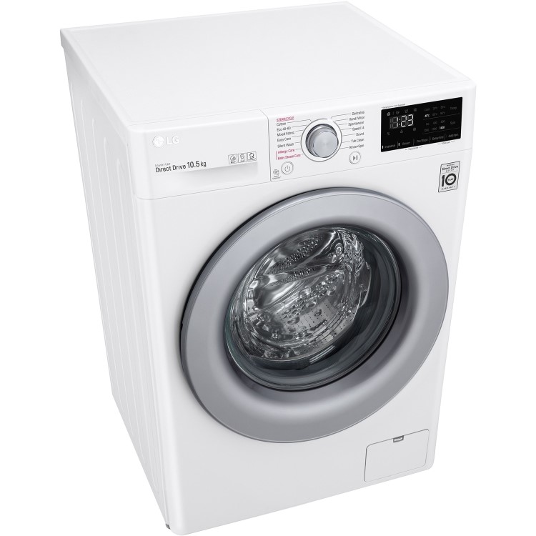 LG 10.5kg 1400rpm Freestanding Washing Machine - White