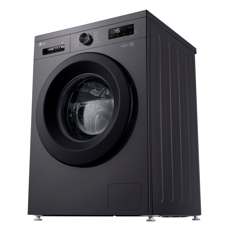 LG X10 Series 9kg 1400rpm Washing Machine - Graphite