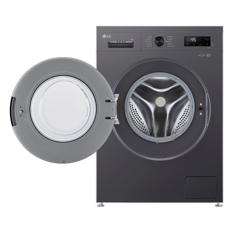 LG X10 Series 9kg 1400rpm Washing Machine - Graphite
