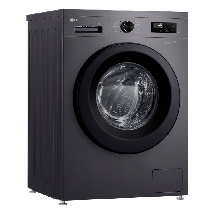 LG X10 Series 9kg 1400rpm Washing Machine - Graphite