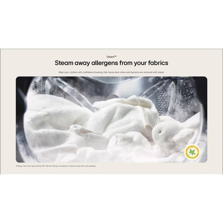 LG X10 Series 9kg 1400rpm Washing Machine - White