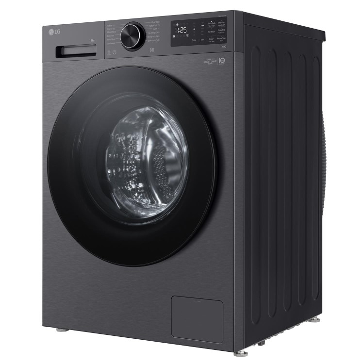 LG VX50 Series 11kg 1400rpm Washing Machine - AI Direct Drive Black