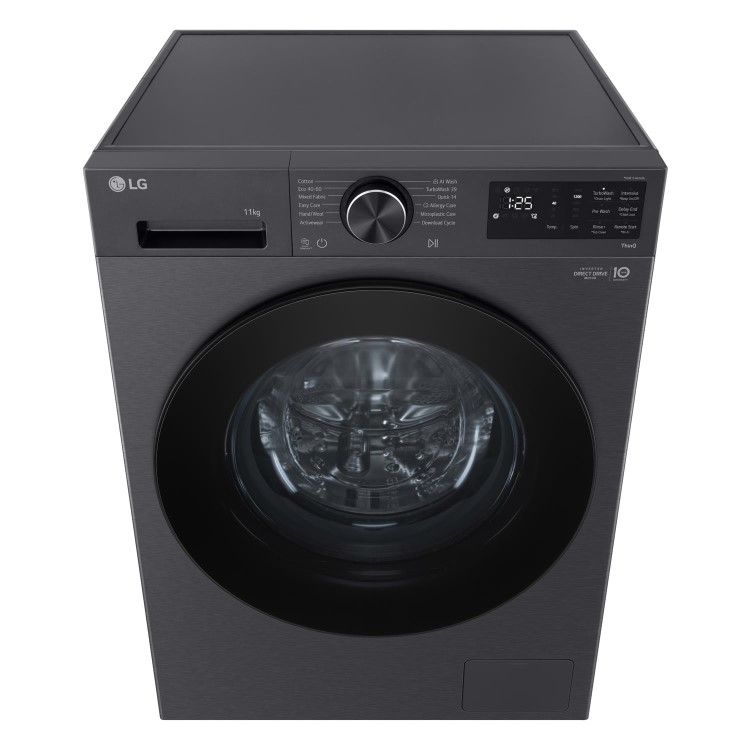 LG VX50 Series 11kg 1400rpm Washing Machine - AI Direct Drive Black